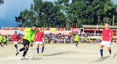 झापालाई हराउँदै रेडहर्ष ईलाम ताप्लेजुङ गोल्डकपको फाइनलमा प्रवेश