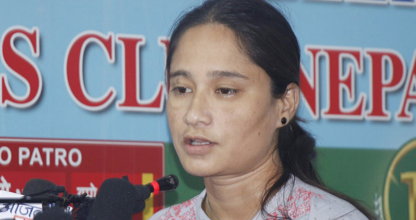 रिगललाई जेलमै राख्नुपर्ने माग गर्दै भारतीले सुरु गरिन् माइतीघरमा अनशन