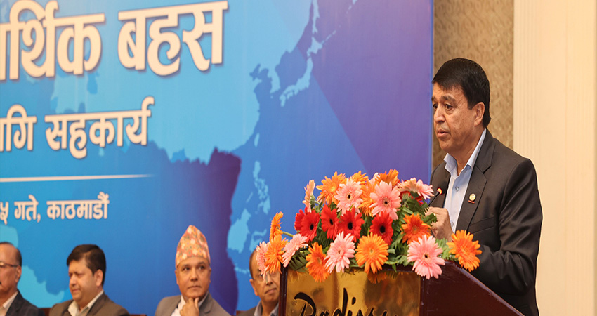 टालटुले नीतिले अर्थतन्त्रमा सुधार सम्भव छैन : अध्यक्ष ढकाल