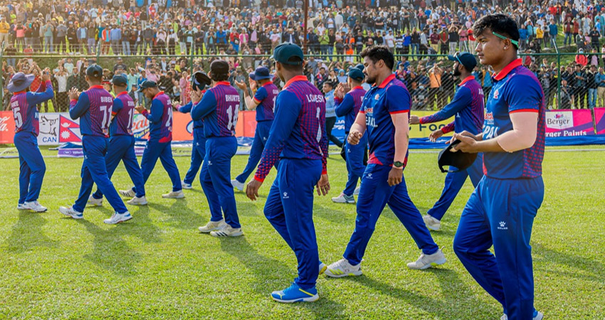 आइसीसी टी-२० विश्वकप, ओमानसँग ५ रनले पराजित हुँदै उपपविजेता बन्यो नेपाल