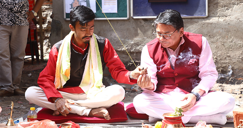 हिमालयन बैंकको खिचापोखरीमा नयाँ भवन शिलान्यास