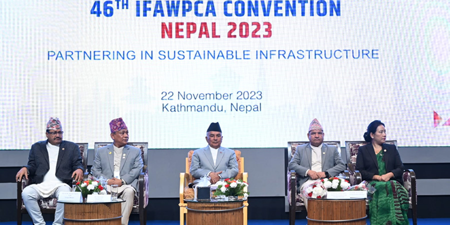 अर्थतन्त्रलाई चलायमान बनाउन निर्माण व्यवसायीको भूमिका महत्त्वपूर्ण : राष्ट्रपति