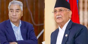 प्रधानमन्त्री ओली र देउवाबिच हवाई सुरक्षाबारे छलफल