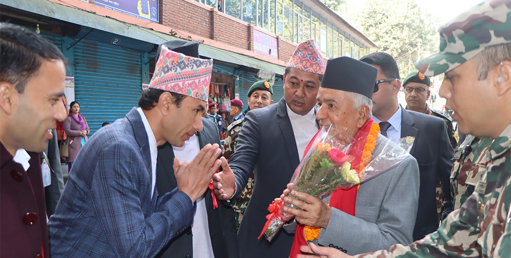 राष्ट्रपति पौडेल बागलुङमा