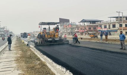 धानखोला-लमही सडकखण्ड स्तरोन्नति थालियो