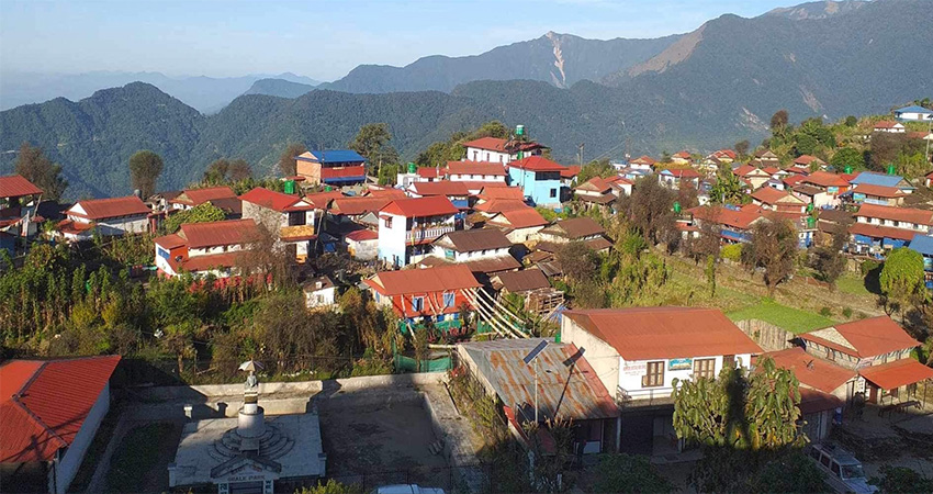 घलेगाउँका घरबास पर्यटकले भरिभराउ