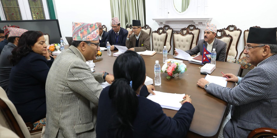 संसद्लाई ‘बिजनेस’ दिनेबारे प्रधानमन्त्रीको छलफल