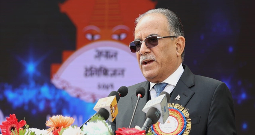 सरकारले अभिव्यक्ति स्वतन्त्रतालाई सुरक्षित गर्छ : प्रधानमन्त्री ‘प्रचण्ड’