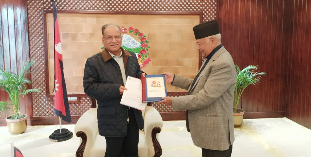 एमाले अध्यक्ष ओलीले बुझाए प्रधानमन्त्रीलाई सात सय ५१ योजना र माग