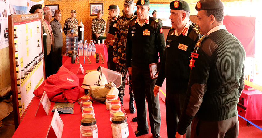 सेनाका तस्बिर तथा युनिट विशेष प्रदर्शनी आजदेखि