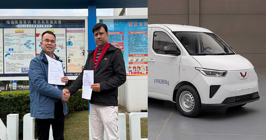 शशिला मोटर्स र उलिङ्ग मोटर्स होल्डिङ्गबीच भ्यान बिक्री गर्ने सम्बन्धी सम्झौता