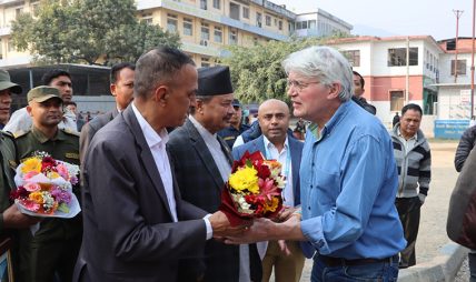 बेलायतका विकासमन्त्री मिचेलद्वारा लुम्बिनी प्रादेशिक अस्पतालको अवलोकन