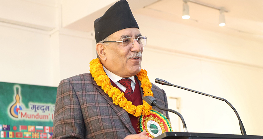 चित्रकलाले अन्तर्राष्ट्रिय एकतालाई प्रवर्द्धन गरेको छ : प्रधानमन्त्री ‘प्रचण्ड’