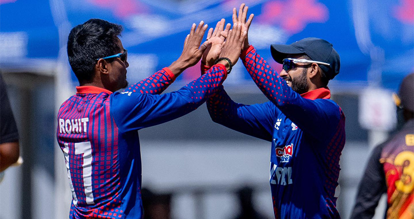 ऐरीको अर्धशतकमा नेपालले वेस्ट इन्डिजलाई दियो १३४ रनको लक्ष्य