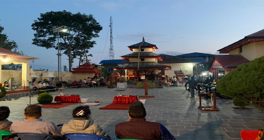 दुई सय वर्षअघि माईस्थान मन्दिरमा निशान ल्याउन प्रयोग भएको पदमार्गको विकास गरिँदै