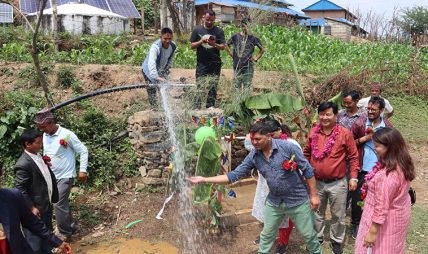 मण्डनदेउपुर बृहत खानेपानी आयोजना अन्तिम चरणमा
