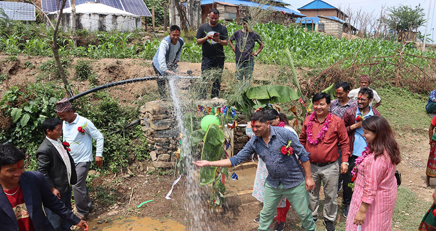 मण्डनदेउपुर बृहत खानेपानी आयोजना अन्तिम चरणमा