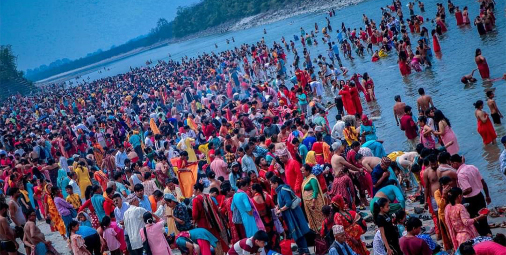 आज चतराधाम कुम्भमेलामा अन्तिम शाही स्नान