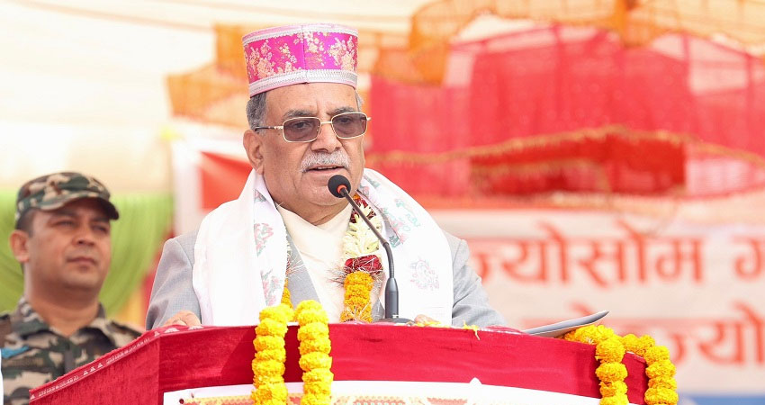 बजेटमा कृषि क्षेत्र उच्च प्राथमिकतामाः प्रधानमन्त्री प्रचण्ड