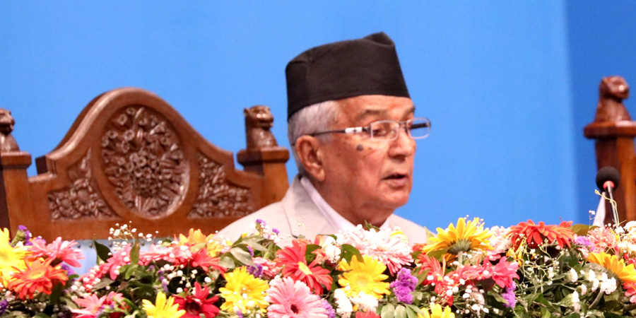 तिहारले नेपालीको विविधतालाई एकतामा बाँधेको छ : राष्ट्रपति