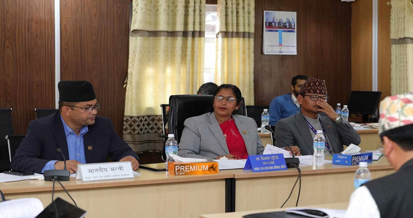 नेपाल ऐनलाई संशोधन गर्न बनेको विधेयकमाथि दफावार छलफल