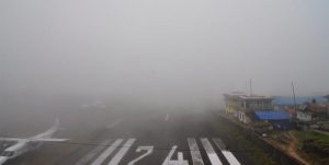 मौसम प्रतिकुलताका कारण हवाई सेवा प्रभावित