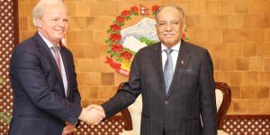 प्रधानमन्त्रीसँग विश्व बैंकका वरिष्ठ प्रबन्ध निर्देशकको शिष्टाचार भेट