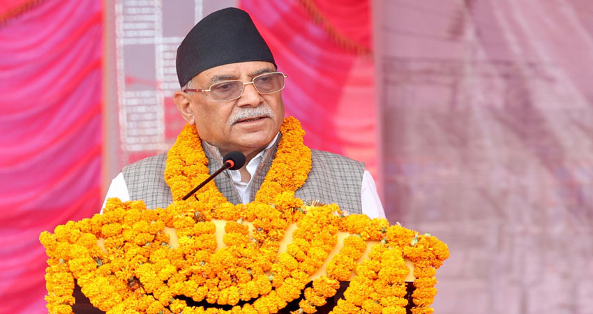 प्रधानमन्त्रीले नै सरकार भ्रष्टाचारीको संरक्षक हो भन्ने पुष्टि गरेका छन् : प्रचण्ड