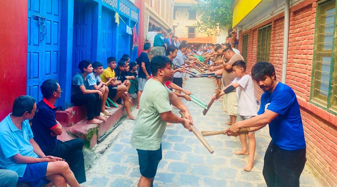 नौवर्षपछि बागलुङमा ऐतिहासिक हनुमान नाच प्रदर्शन हुँदै