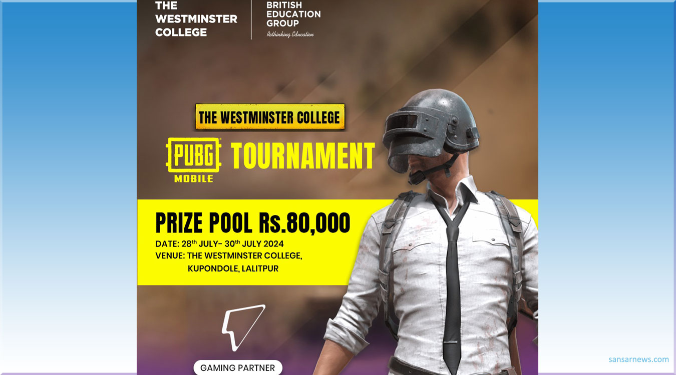 वेस्टमिन्स्टर कलेजमा पब्जी टुर्नामेन्ट हुँदै