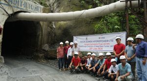 राहुघाट जलविद्युत् आयोजनाको मुख्य सुरुङ ‘ब्रेक थ्रु’