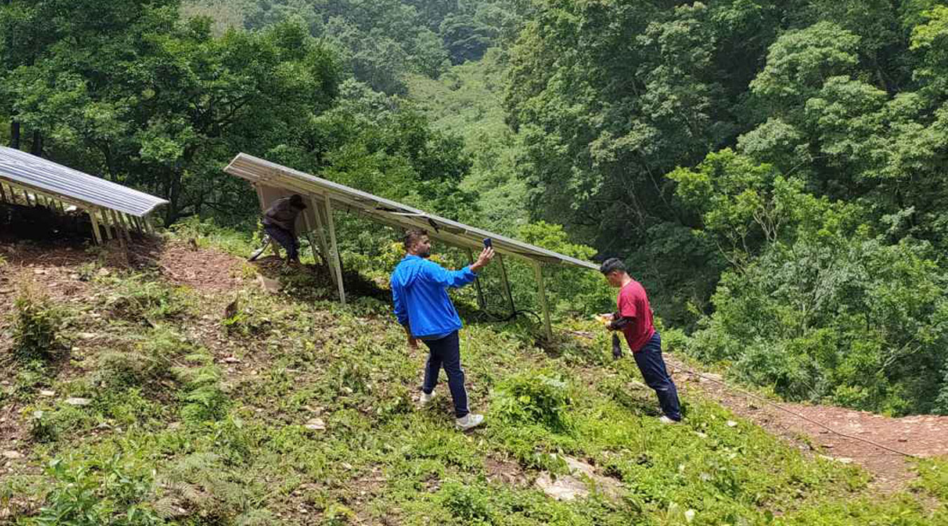 बेसारघारीको सुक्खा क्षेत्रमा सौर्य ऊर्जामार्फत सिँचाइ