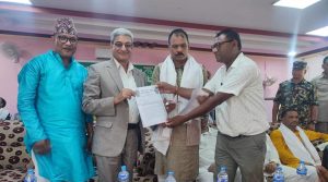 मुसहर समुदायद्वारा गृहमन्त्री लेखकलाई ज्ञापनपत्र