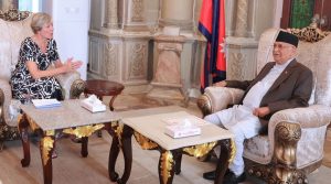 प्रधानमन्त्री ओली र राजदूत लोरेञ्जोबीच भेटवार्ता