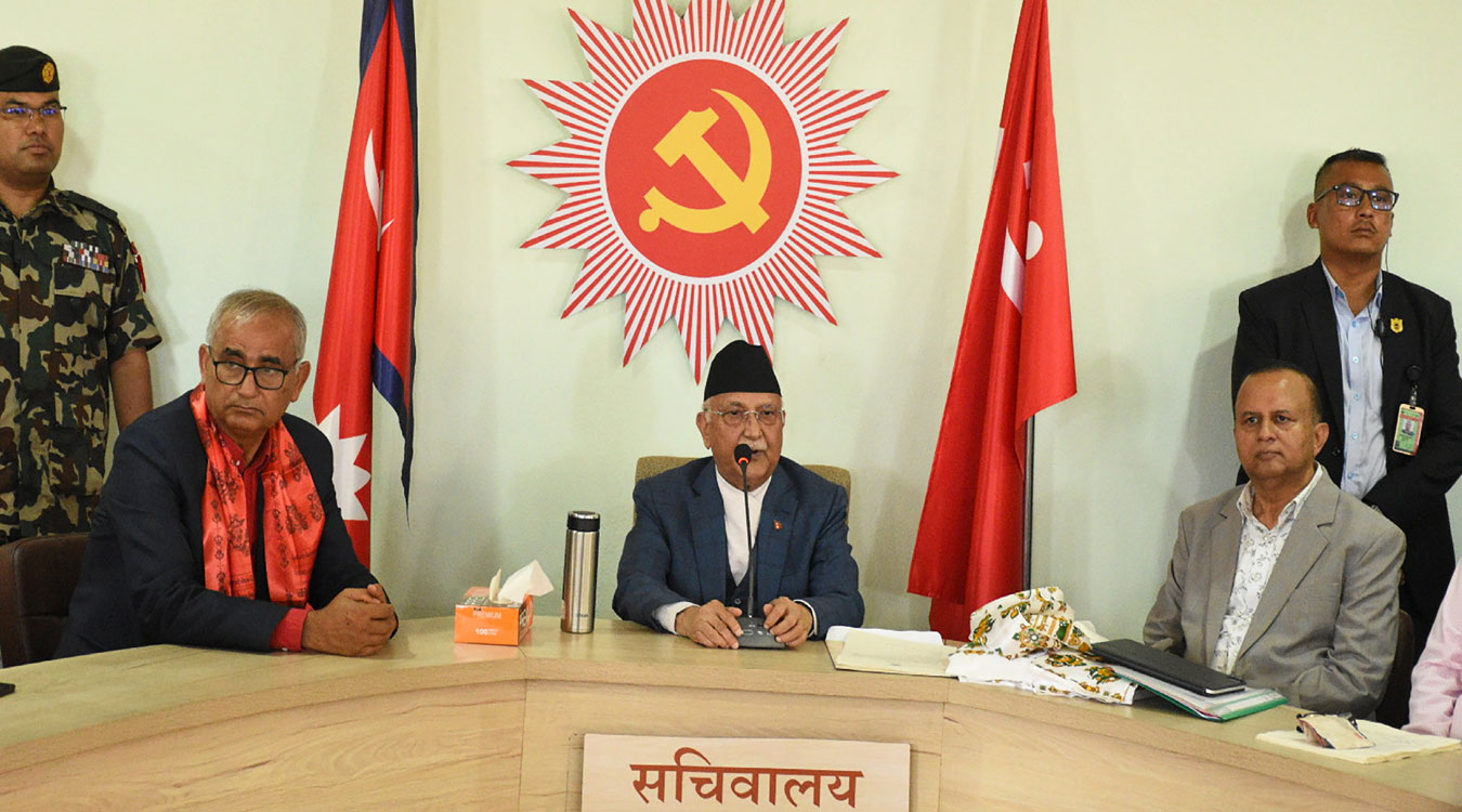 गलत विचार वा अभ्यासले पार्टीहरु सकिन्छ : केपी ओली
