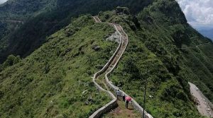 बन्दीपुरमा ‘मिनी ग्रेटवाल’ निर्माण अन्तिम चरणमा
