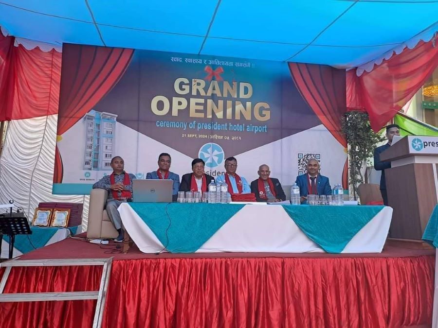 प्रेसिडेन्ट होटल एयरको १५ औं आउटलेट शुभारम्भ