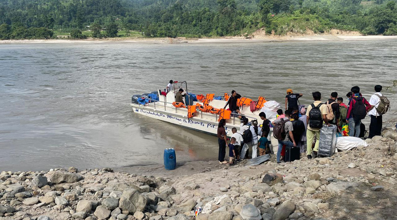 सप्तकोसीमा ‘जेटबोट’ पुनः सञ्चालनमा
