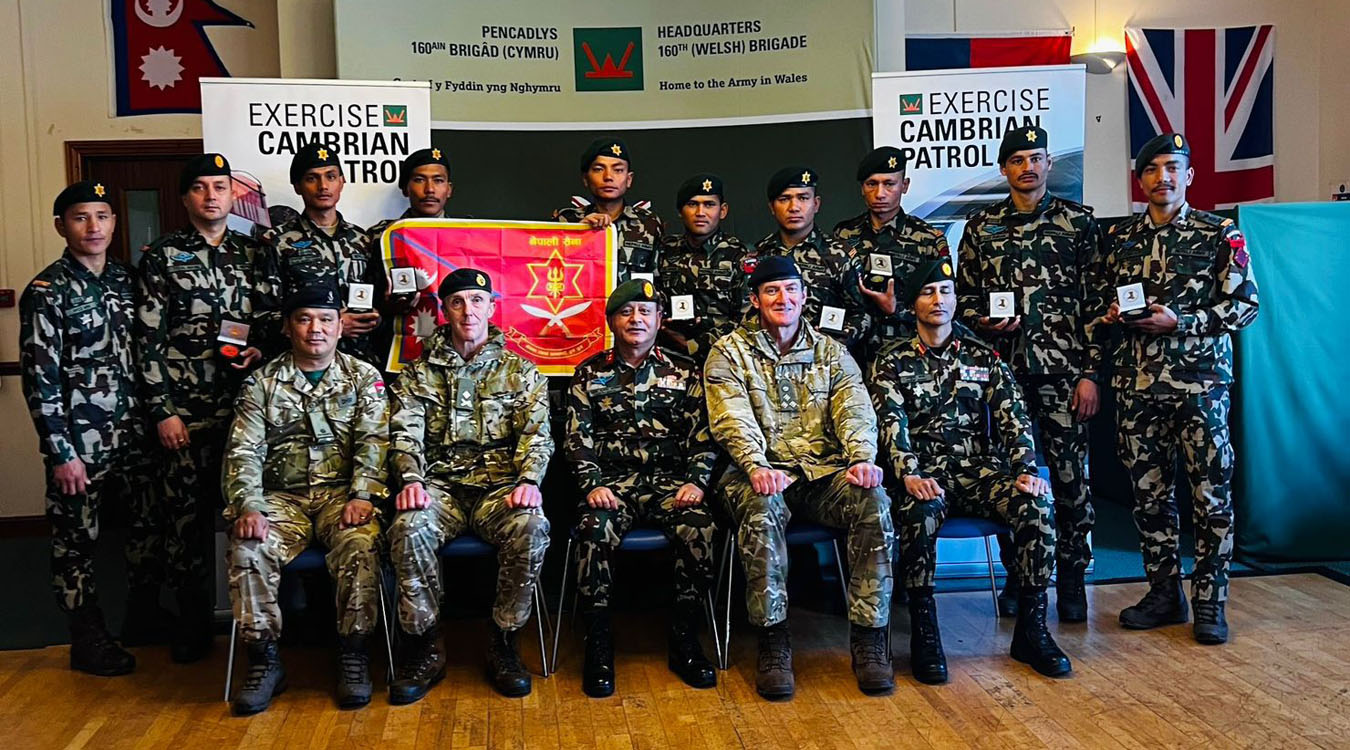 नेपाली सेनालाई स्वर्ण पदक