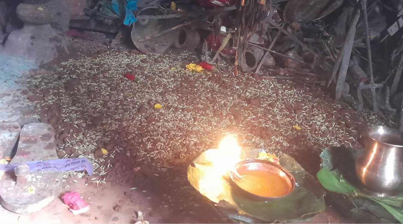 गोरखा दरबारमा विधिपूर्वक जमरा राखियो