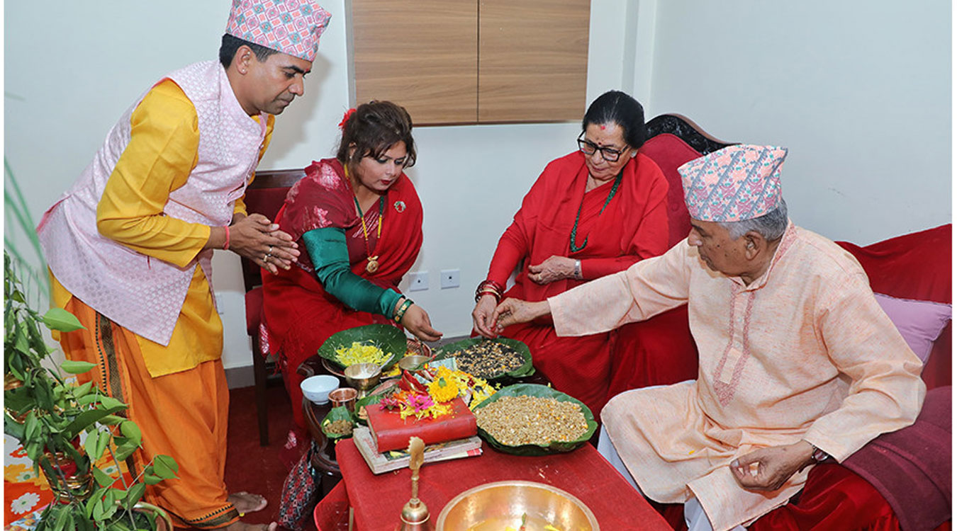 राष्ट्रपति भवनमा घटस्थापना