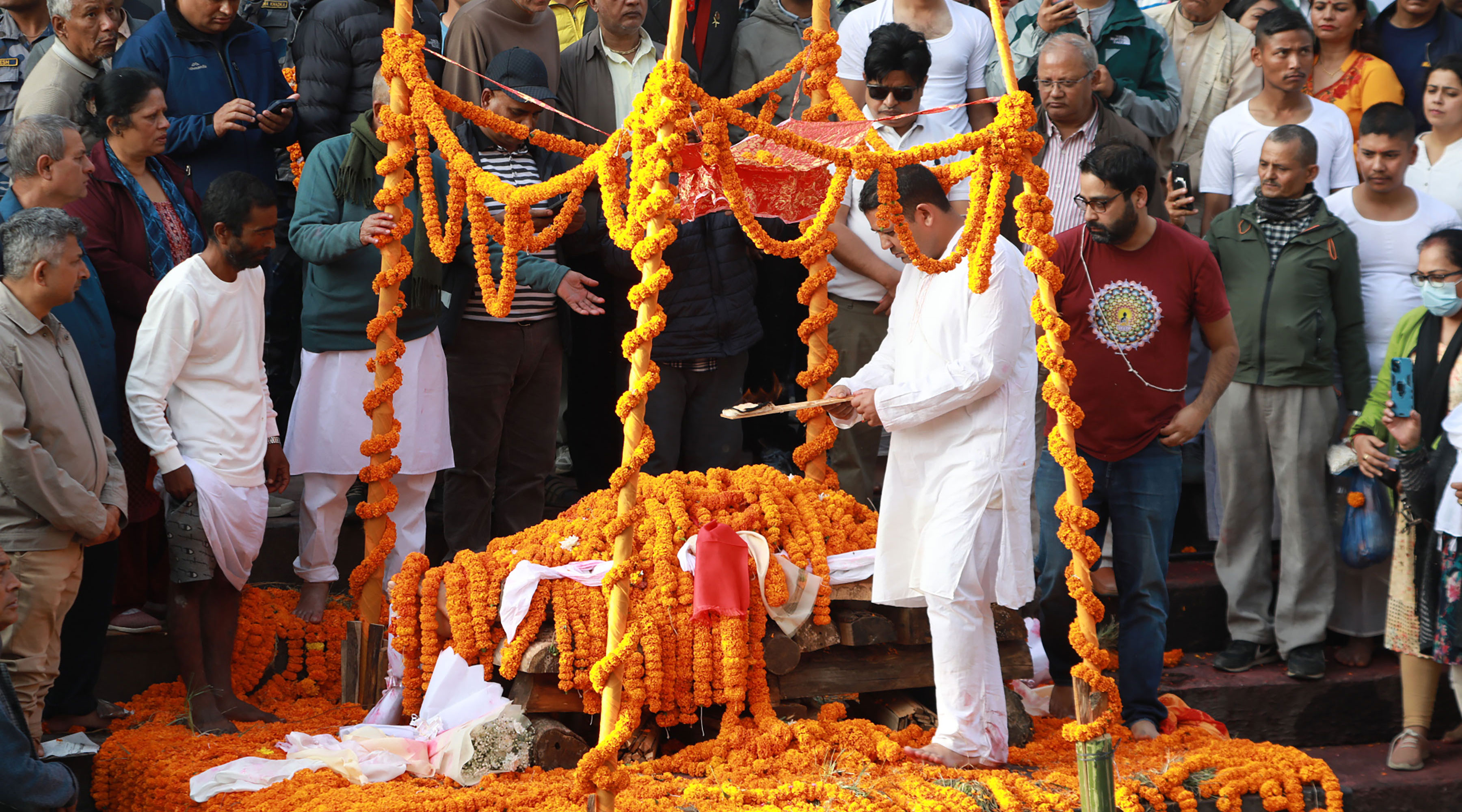 पूर्वसभामुख ढुङ्गानाको राजकीय सम्मानका साथ अन्त्येष्टि