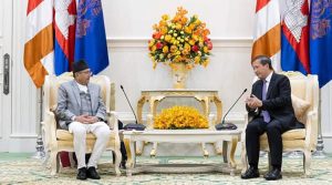 नेपालका सभामुख र कम्बोडियाका प्रधानमन्त्रीबिच भेट