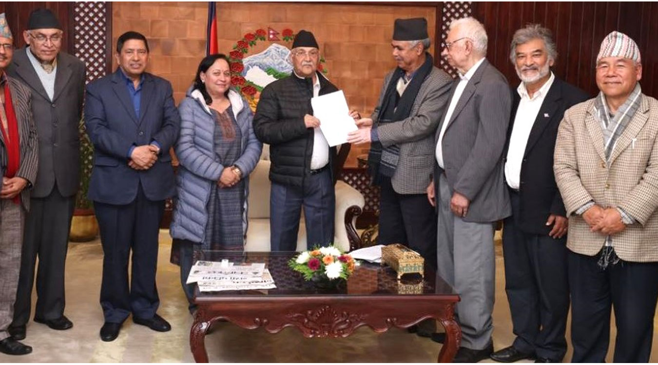 इजरायल-प्यालेस्टाइन युद्धमा तटस्थ नबस्न प्रधानमन्त्रीको ध्यानाकर्षण