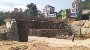 मराङखोलामा पक्कीपुल निर्माण सुरु