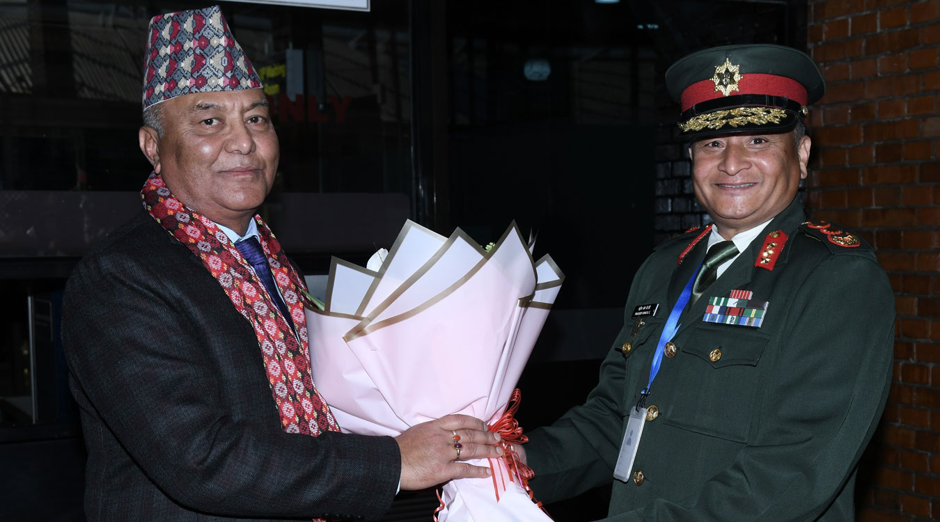 प्रधानसेनापति सिग्देल स्वदेश फिर्ता