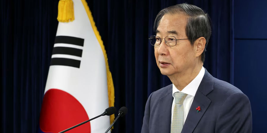 दक्षिण कोरियाली कार्यवाहक राष्ट्रपतिविरुद्ध महाभियोग नलगाइने