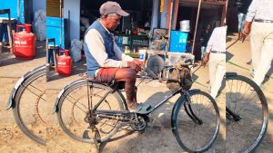हतियारमा ‘धार’ लगाएर जीविकोपार्जन गर्दै ७० वर्षीय राना