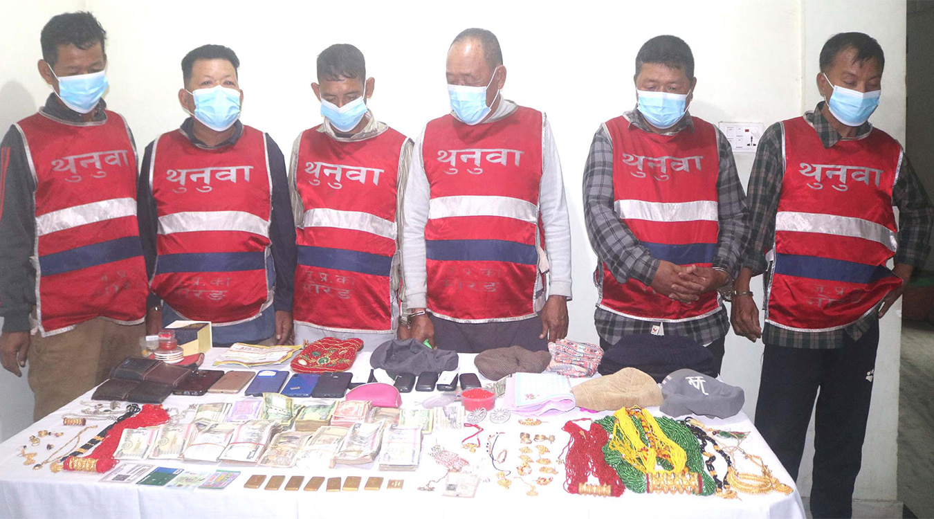 नक्कली सुन देखाइ ठगी गर्ने दुई विदेशीसहित छ जना पक्राउ