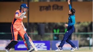 थाइल्याण्डलाई नेदरल्याण्ड्सले दियो एक सय २३ रनको मध्यम लक्ष्य